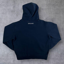 Load image into Gallery viewer, England Rugby Embroidered Rose Logo Navy Blue Pullover Hoodie