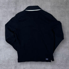 Load image into Gallery viewer, Rugby Heritage New Zealand All Blacks Rugby Long Sleeve Black Polo Shirt