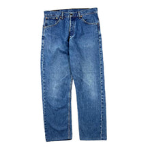 Load image into Gallery viewer, LEVI&#39;S 522 Slim Tapered Classic Blue Denim Jeans
