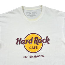 Load image into Gallery viewer, HARD ROCK CAFE "Copenhagen" Classic Souvenir Logo Spellout Graphic T-Shirt