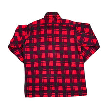 Load image into Gallery viewer, Vintage RHINOCEROS Lumberjack Plaid Check Fleece Flannel Over Shirt