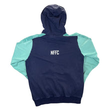 Load image into Gallery viewer, Macron NOTTINGHAM FOREST FC Football Embroidered Logo Colour Block Zip Hoodie