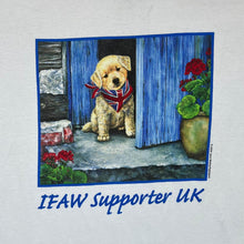 Load image into Gallery viewer, IFAW SUPPORTERS UK (2004) Labrador Puppy Dog Animal Charity Graphic T-Shirt