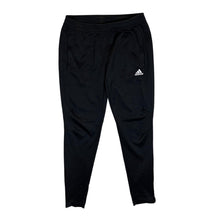 Load image into Gallery viewer, ADIDAS Climacool Three Stripe Mini Logo Black Tracksuit Bottoms