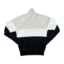 Load image into Gallery viewer, FRED PERRY Classic Colour Block Embroidered Logo Spellout 1/4 Zip Polyester Track Top Sweatshirt