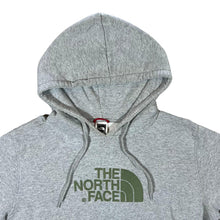 Load image into Gallery viewer, THE NORTH FACE Classic Embroidered Big Logo Spellout Grey Pullover Hoodie