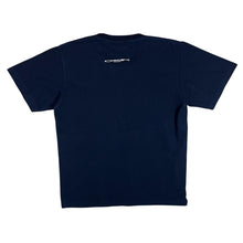 Load image into Gallery viewer, Vintage OAKLEY Software Surfboard Logo Spellout Graphic Navy T-Shirt