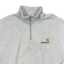 Load image into Gallery viewer, CARHARTT Classic Embroidered Mini Logo 1/4 Zip Pullover Sweatshirt