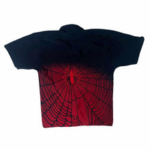 Load image into Gallery viewer, Vintage Marvel (2002) Spider-Man Superhero Graphic Black Red Short Sleeve Shirt