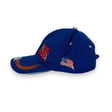 Load image into Gallery viewer, Early 00's USA Patriotic Americana Eagle Flag Embroidered Souvenir Spellout Baseball Cap