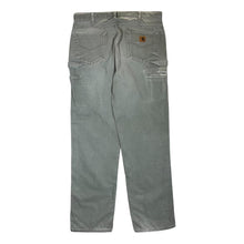 Load image into Gallery viewer, Early 00's CARHARTT "Loose Fit" Classic Grey Denim Skater Carpenter Straight Leg Jeans