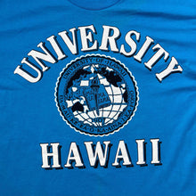 Load image into Gallery viewer, Vintage 90's Hanes UNIVERSITY OF HAWAII Souvenir Spellout Graphic Single Stitch T-Shirt
