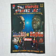 Load image into Gallery viewer, Vintage Sierra Teez (1995) MCCALL VS. BRUNO “The Empire Strikes Back” Boxing Promo T-Shirt