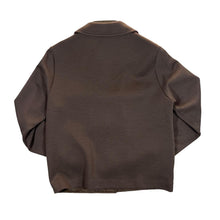 Load image into Gallery viewer, Vintage 90's HOUSE OF SEARS Real Suede Panel Made In England Collared Button Cardiagn Sweater