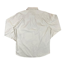 Load image into Gallery viewer, ATLAS FOR MEN Cowboy Western Pearl Snap Popper Cream Long Sleeve Shirt