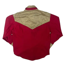Load image into Gallery viewer, Vintage Apaci Cowboy Western Suede Effect Panel Cotton Long Sleeve Shirt