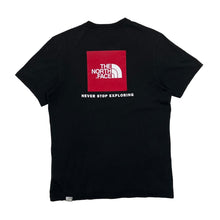 Load image into Gallery viewer, THE NORTH FACE TNF “Never Stop Exploring” Logo Spellout Graphic Cotton T-Shirt