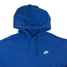 Load image into Gallery viewer, NIKE Classic Basic Embroidered Mini Logo Blue Pullover Hoodie