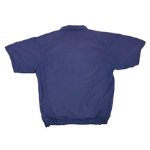 Load image into Gallery viewer, DUNLOP GOLF Embroidered Mini Logo Navy Blue Windbreaker 1/4 Zip Pullover Jacket Top