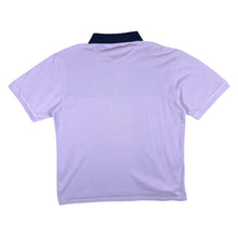 Load image into Gallery viewer, Early 00's YSL YVES SAINT LAURENT Spellout Graphic Colour Block Short Sleeve Polo Shirt