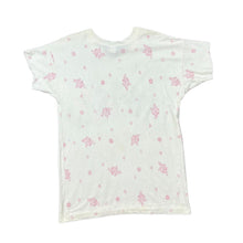 Load image into Gallery viewer, Vintage 90's BEST AMERICAN CLOTHING CO. Floral All-Over Print Spellout Graphic Cropped Sleeve T-Shirt