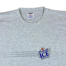 Load image into Gallery viewer, Vintage 90's LABATT ICE Beer Promo Logo Graphic Grey Single Stitch T-Shirt
