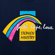 Load image into Gallery viewer, Vintage 90’s STEPHEN MINISTRY “Faith, Hope, Love” Religious Graphic Single Stitch T-Shirt