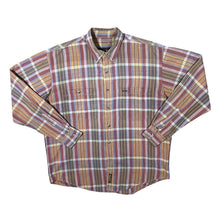 Load image into Gallery viewer, Vintage Timberland Weathergear Multi Plaid Check Long Sleeve Button-Up Cotton Shirt
