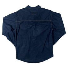 Load image into Gallery viewer, Vintage Men's Company Cowboy Western Dark Blue Denim Long Sleeve Shirt