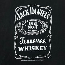Load image into Gallery viewer, Early 00's JACK DANIEL'S "Tennessee Whiskey" Drinks Promo Logo Spellout Graphic Heavy Cotton T-Shirt