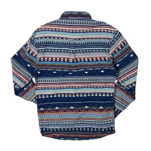 Load image into Gallery viewer, Jack & Jones Originals Aztec Crazy Patterned Long Sleeve Cotton Flannel Shirt