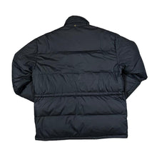 Load image into Gallery viewer, Vintage TIMBERLAND WEATHERGEAR Classic Black Padded Goose Down Fill Puffer Jacket Coat
