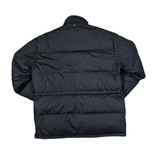 Load image into Gallery viewer, Vintage TIMBERLAND WEATHERGEAR Classic Black Padded Goose Down Fill Puffer Jacket Coat
