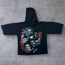 Load image into Gallery viewer, Vintage Backstreet Boys Pop Music Boy Band Graphic Black Short Sleeve Hoodie