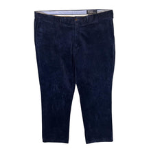 Load image into Gallery viewer, Early 00's POLO RALPH LAUREN "Classic Fit" Navy Blue Corduroy Cord Straight Leg Trousers
