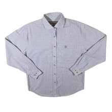 Load image into Gallery viewer, Vintage Fjallraven Light Blue White Check Long Sleeve Cotton Shirt