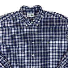 Load image into Gallery viewer, Vintage CHEMISE LACOSTE Mini Pocket Logo Plaid Check Long Sleeve Button-Up Cotton Shirt