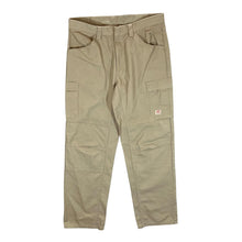 Load image into Gallery viewer, RED KAP Classic Straight Leg Beige Workwear Cargo Carpenter Pants Trousers