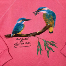 Load image into Gallery viewer, Vintage 90's Hanes SUSANNAH HALL Bird Animal Nature Wildlife Hand Painted Crewneck Sweatshirt