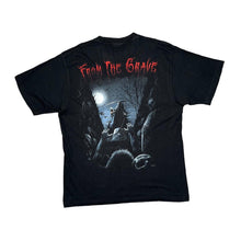 Load image into Gallery viewer, SPIRAL DIRECT "From The Grave" Gothic Horror Fantasy Skeleton Spellout Graphic T-Shirt
