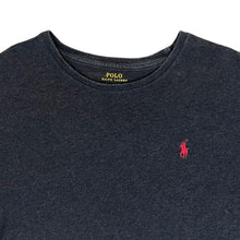 Load image into Gallery viewer, POLO RALPH LAUREN Classic Mini Logo Dark Grey Long Sleeve T-Shirt