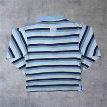 Load image into Gallery viewer, Vintage DEAL Embroidered Mini Logo Multi Striped 1/4 Zip Pullover Sweatshirt