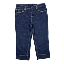 Load image into Gallery viewer, TOMMY HILFIGER "American Hope Classic Rise" Dark Blue Denim Cropped Jeans
