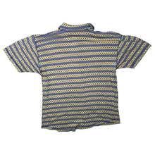 Load image into Gallery viewer, Vintage S.Oliver Crazy Abstract Patterned Striped Short Sleeve Cotton Shirt