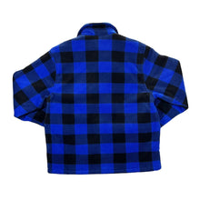 Load image into Gallery viewer, DICKIES Classic Blue Black Lumberjack Tartan Plaid Check Popper Padded Flannel Shirt Jacket