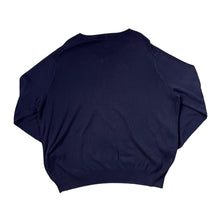 Load image into Gallery viewer, POLO RALPH LAUREN "Pima Cotton" Classic Embroidered Mini Logo V-Neck Sweater Jumper