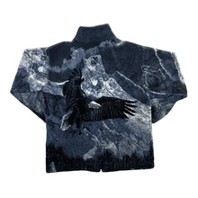Load image into Gallery viewer, Early 00's Eagle Mountain Nature Wildlife All-Over Print Zip Fleece Sweatshirt Jacket