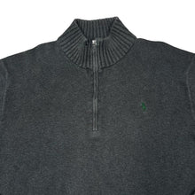 Load image into Gallery viewer, POLO RALPH LAUREN Classic Embroidered Mini Logo 1/4 Zip Pullover Knit Sweater Jumper