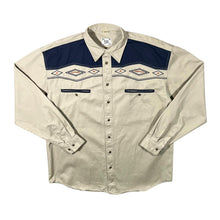 Load image into Gallery viewer, Vintage Jacques Lorant Cowboy Western Cotton Long Sleeve Shirt