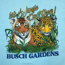 Load image into Gallery viewer, Vintage 90’s Tee Jays BUSCH GARDENS “It’s A Jungle Out There!” Souvenir Single Stitch T-Shirt